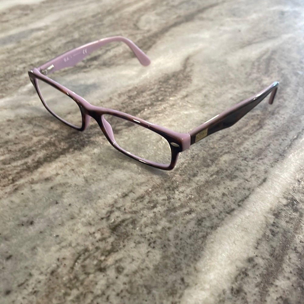 Ray Ban RB5206 5240 Havana/violet Rectangle Eyeglasses Frames 52/18/140